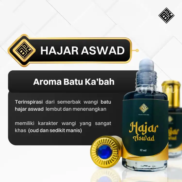 Hajar Aswad 12 ml - Haramain Series - Gambar 3