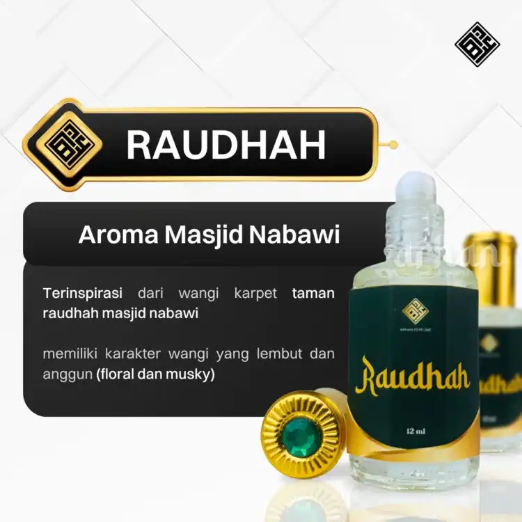 Raudhah 12 ml - Haramain Series - Gambar 3